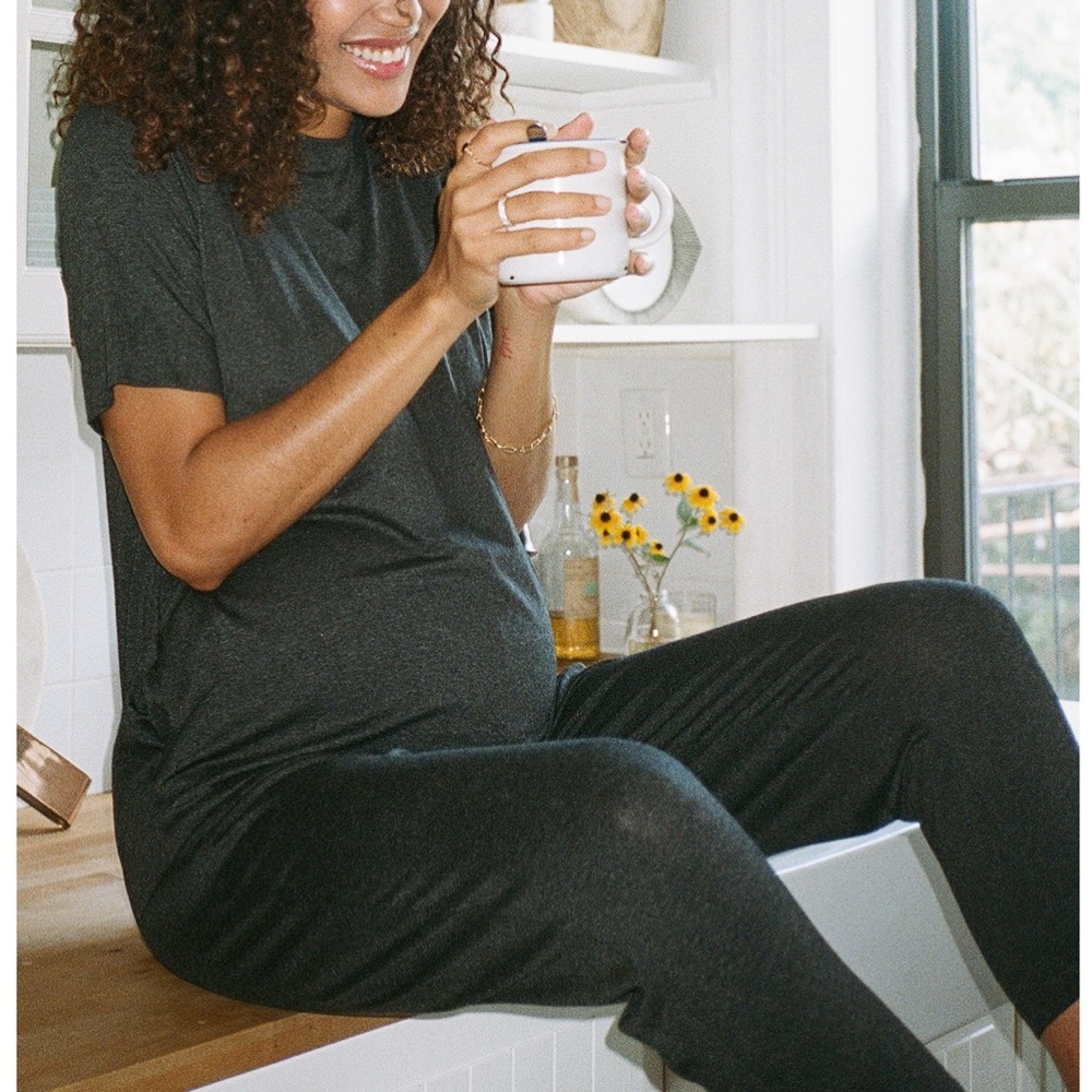 Hatch Gray Walkabout Jumper Size 2 Like New!